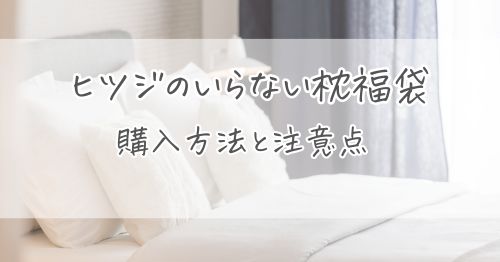 ヒツジのいらない枕の福袋2026の購入方法と注意点
