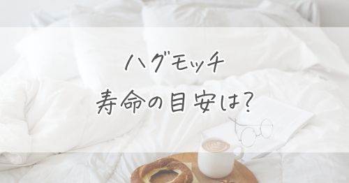 ハグモッチの寿命の目安はどのくらい？