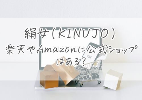絹女(KINUJO)ヘアアイロンは楽天やAmazonの公式ショップで買える？