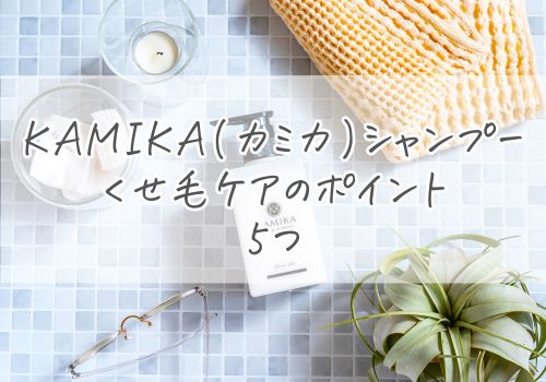 KAMIKA(カミカ)シャンプーを使ったくせ毛ケアのポイント5つ